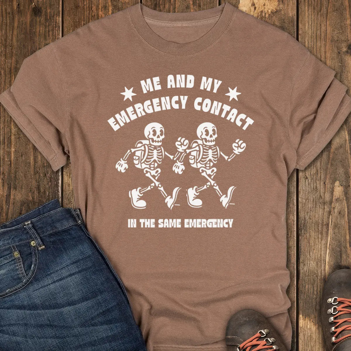 Same Emergency Tee - Espresso