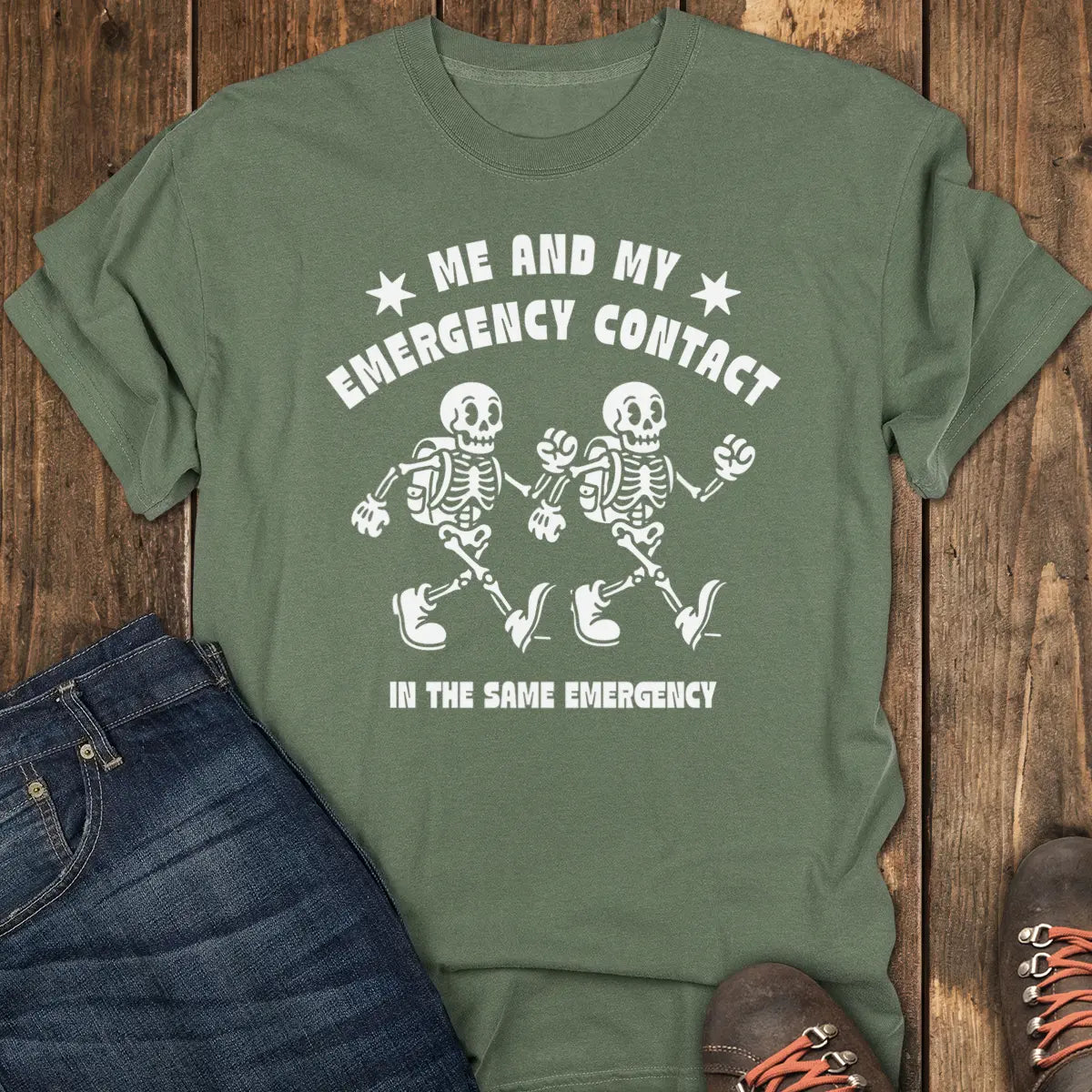 Same Emergency Tee - Moss