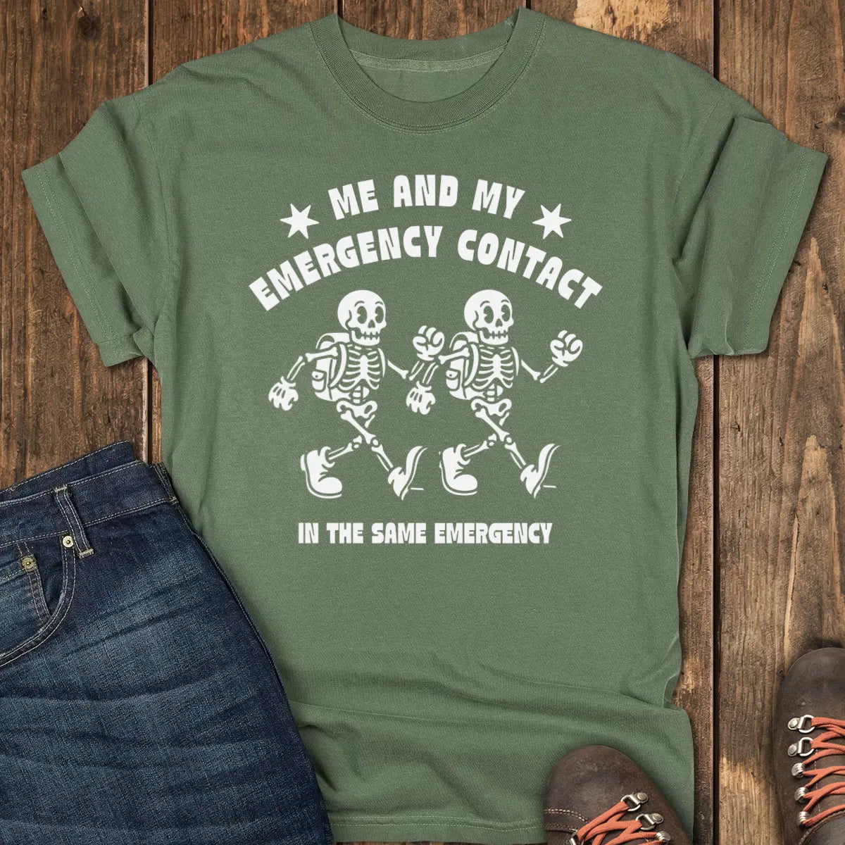 Same Emergency Tee - Moss