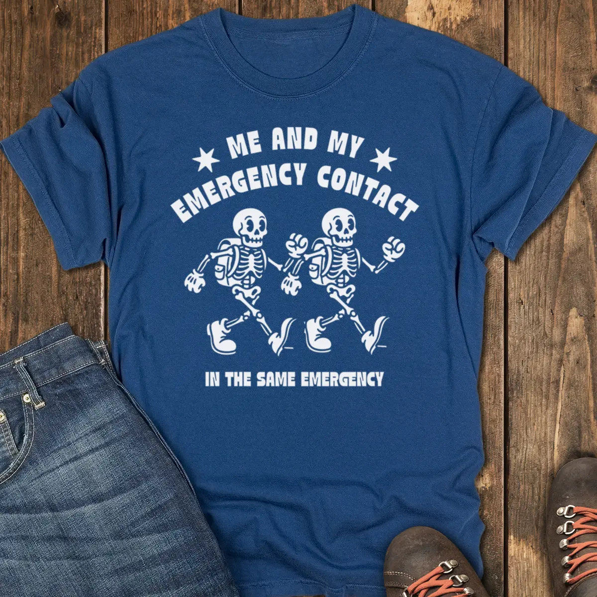 Same Emergency Tee - Navy