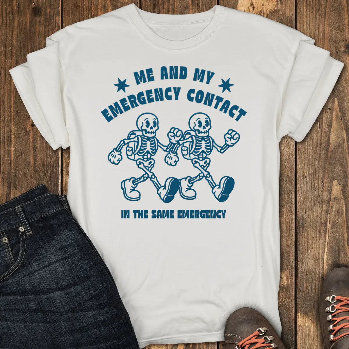 Same Emergency Tee - White