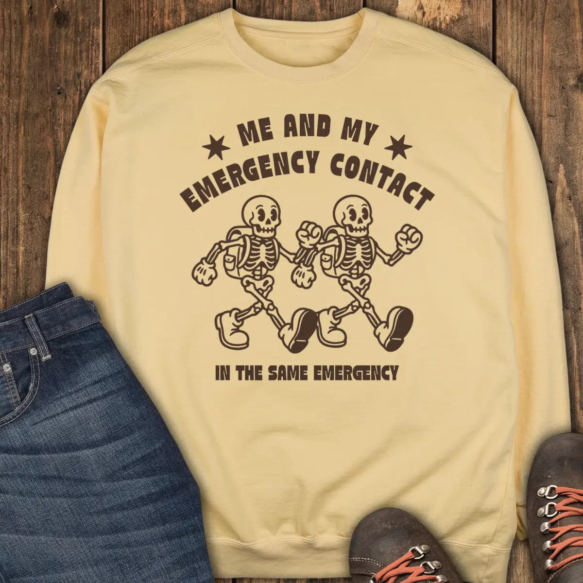Same Emergency Sweatshirt - Butter