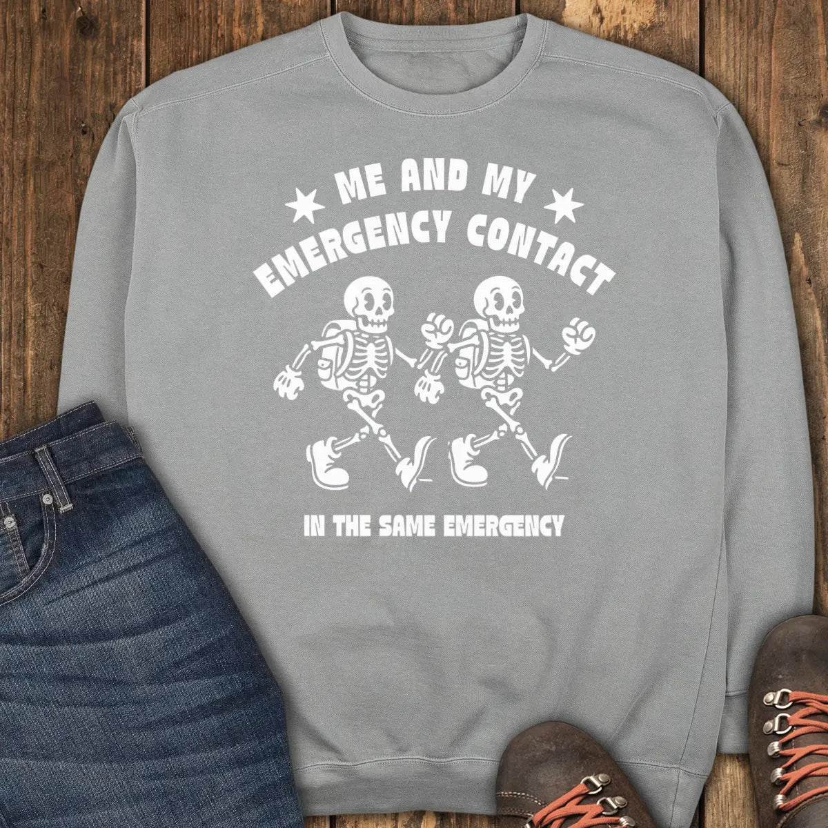 Same Emergency Sweatshirt - Grey