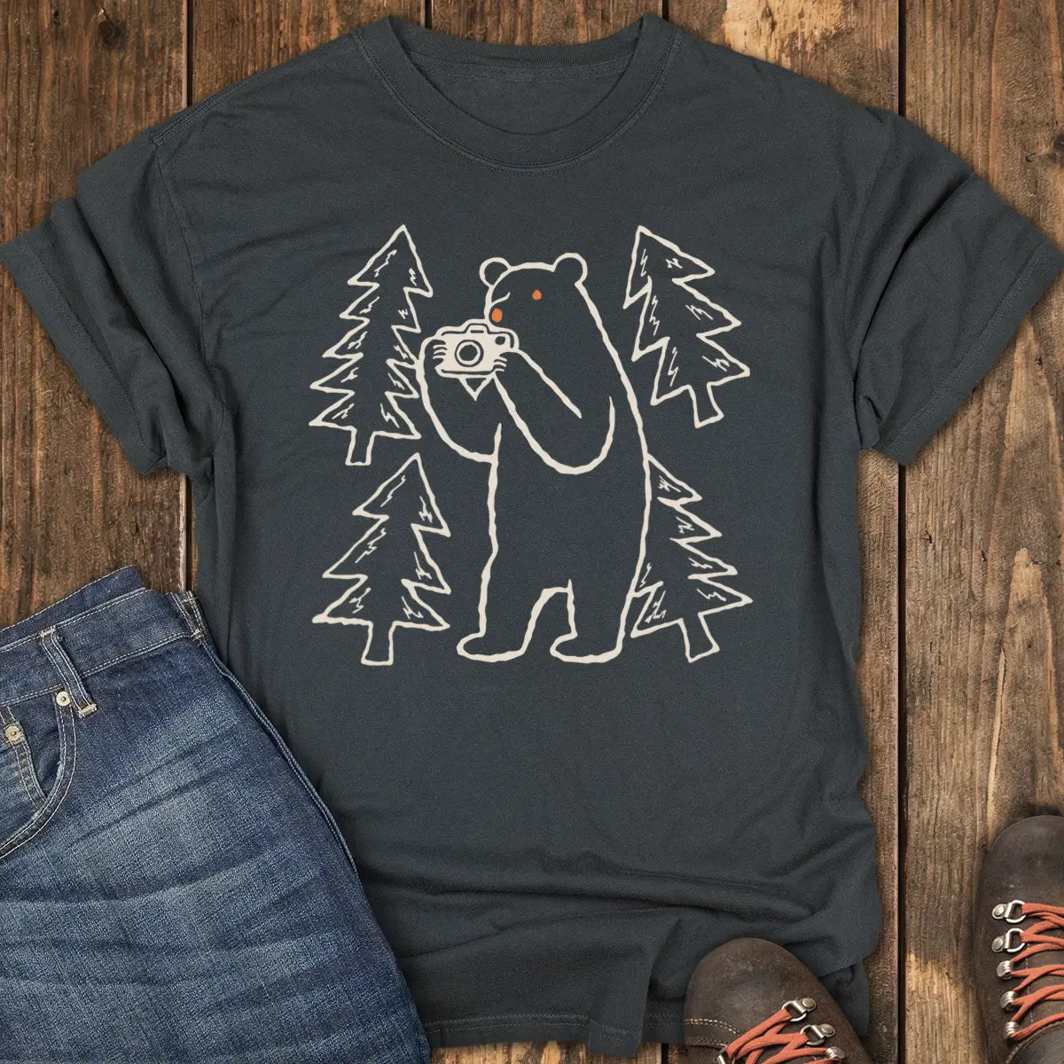 Say Cheese and Run Tee - Black