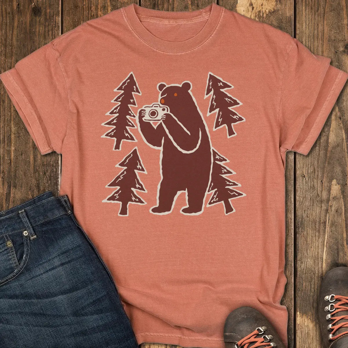 Say Cheese and Run Tee - Yam