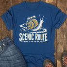 Scenic Route Snail Tee - Navy