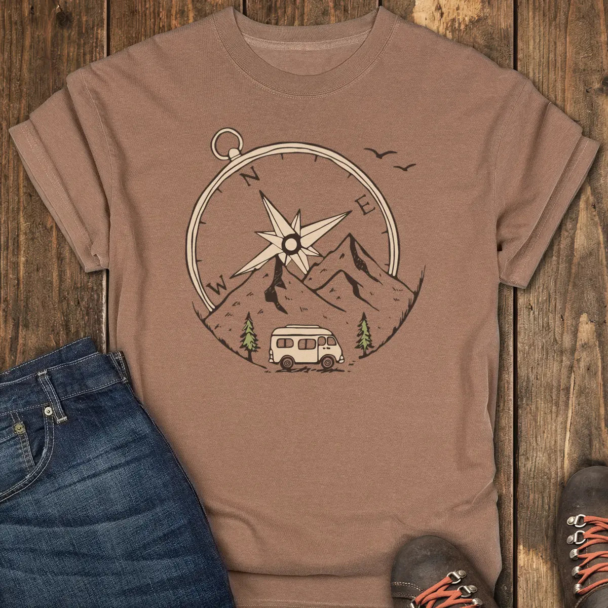 Scenic Route Tee - Espresso