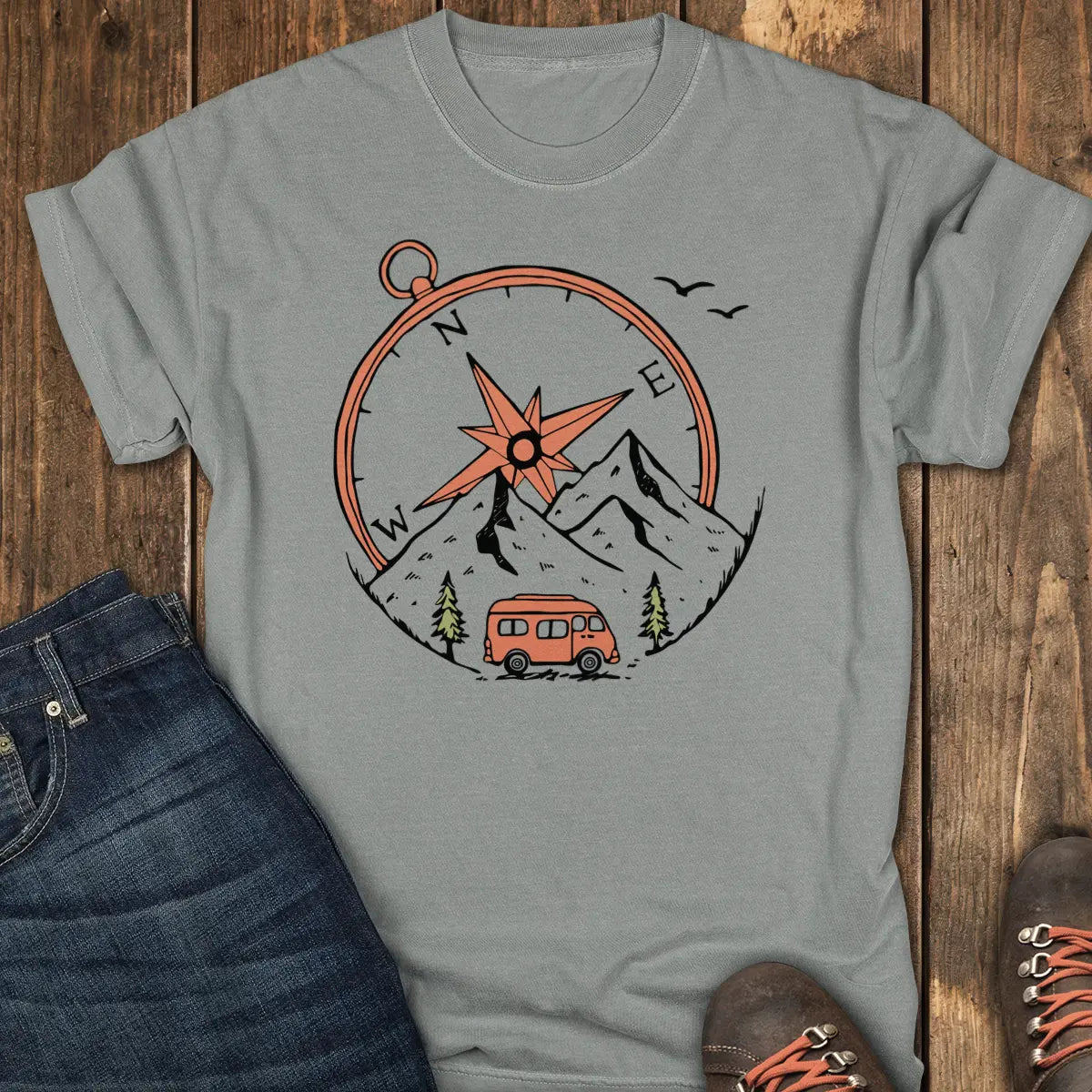 Scenic Route Tee - Grey