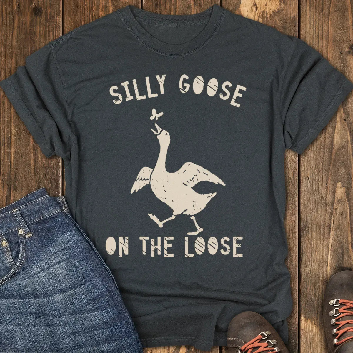 Silly Goose Tee - Black