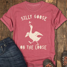 Silly Goose Tee - Crimson