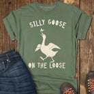 Silly Goose Tee - Moss