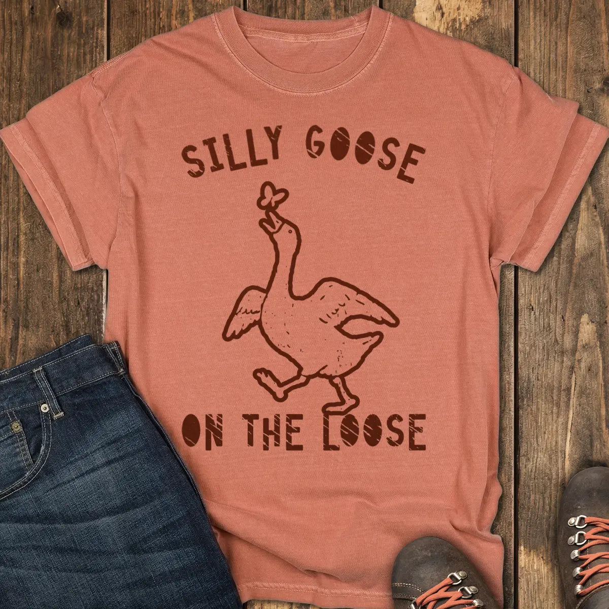 Silly Goose Tee - Yam