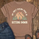 Sitting Pose Hiking Club Tee - Espresso