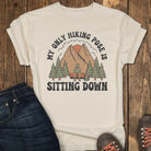 Sitting Pose Hiking Club Tee - Ivory
