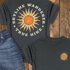 Skyline Wanderer — Back Print Tee - Black