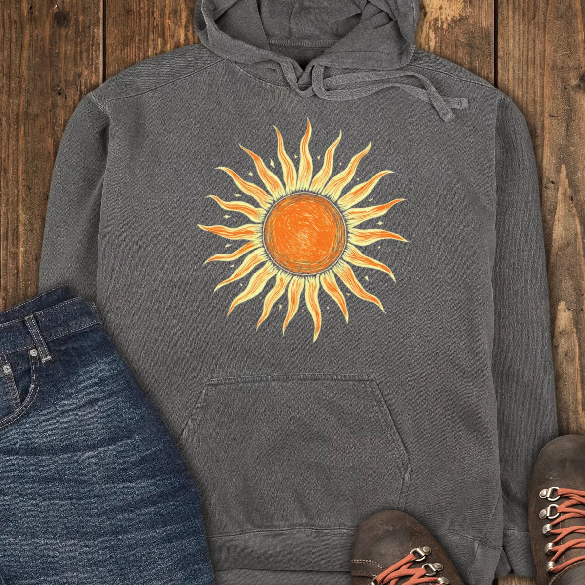 Skyline Wanderer Hoodie - Pepper