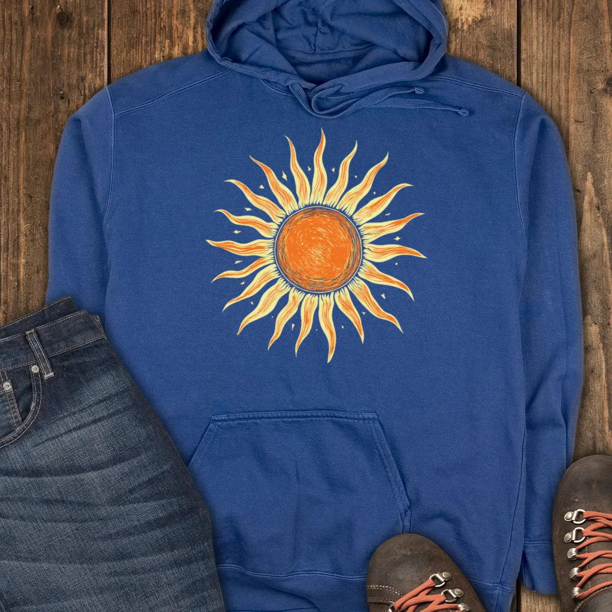 Skyline Wanderer Hoodie - True Navy