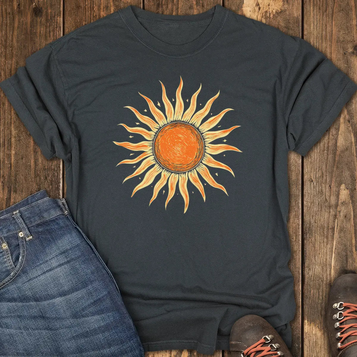 Skyline Wanderer Tee - Black
