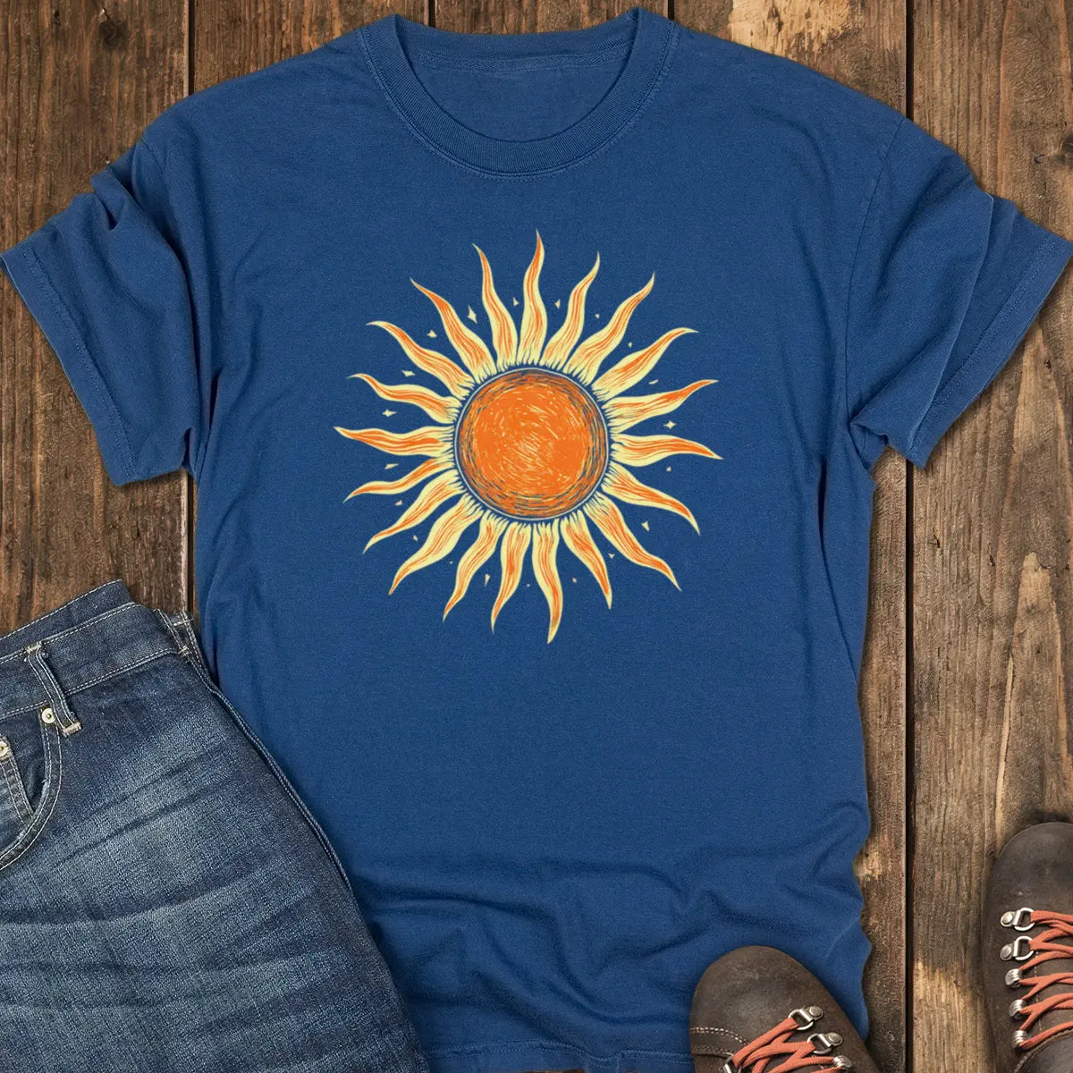 Skyline Wanderer Tee - Navy