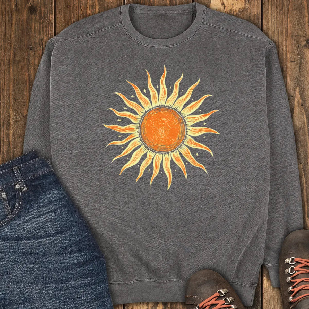 Skyline Wanderer Sweatshirt - Pepper