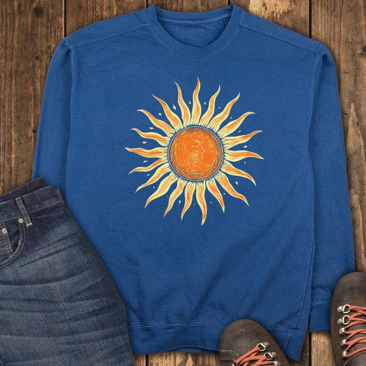 Skyline Wanderer Sweatshirt - True Navy