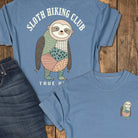Sloth Hiking Club Tee - Blue Jean