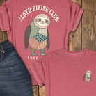 Sloth Hiking Club Tee - Crimson