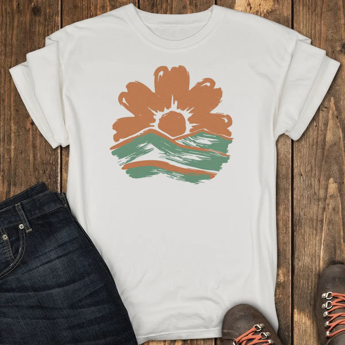 Slow Morning Tee - White