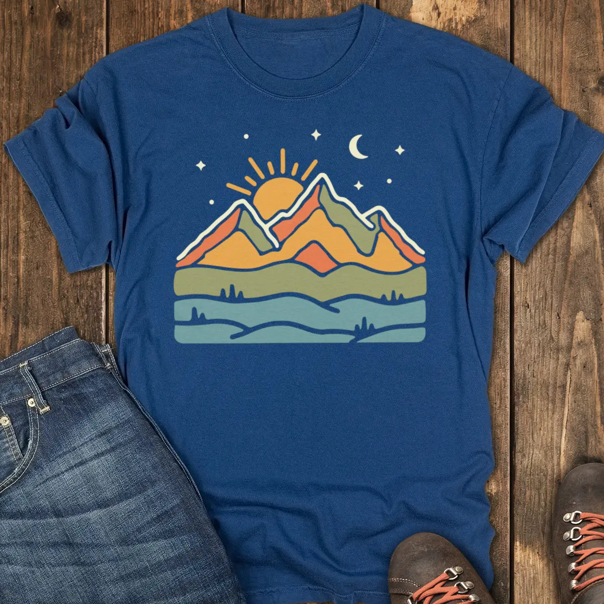 Slow Summit Club Tee - Navy