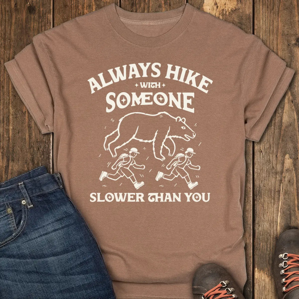 Slower Than You Tee - Espresso