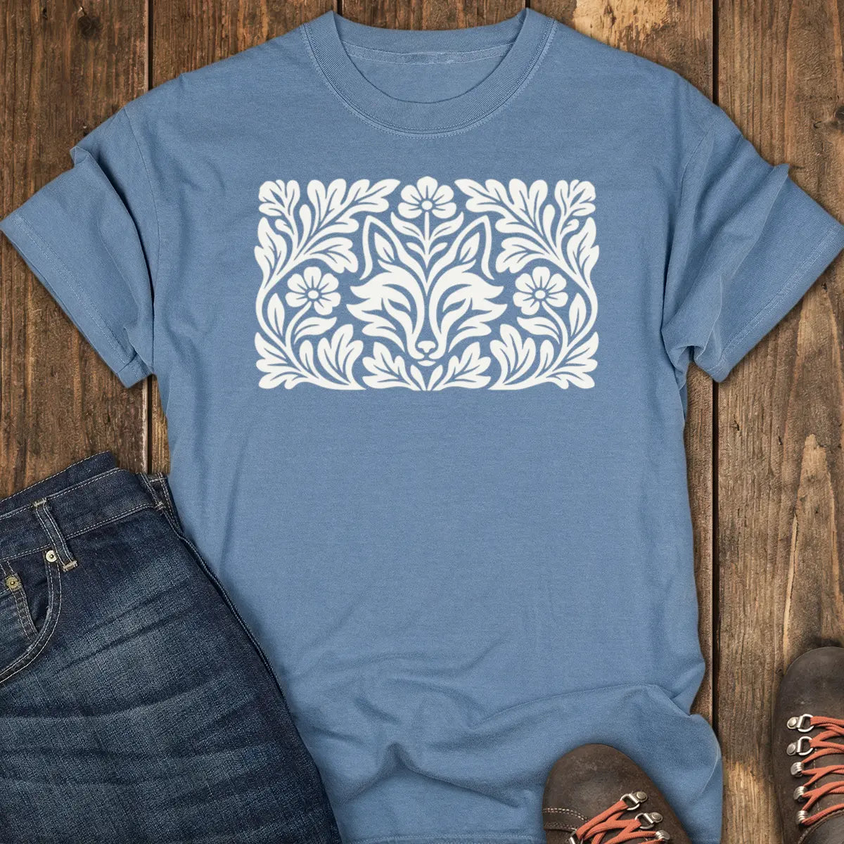 Sly Fox Tee - Blue Jean