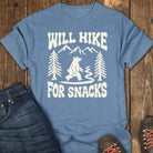 Snack Bear Tee - Blue Jean