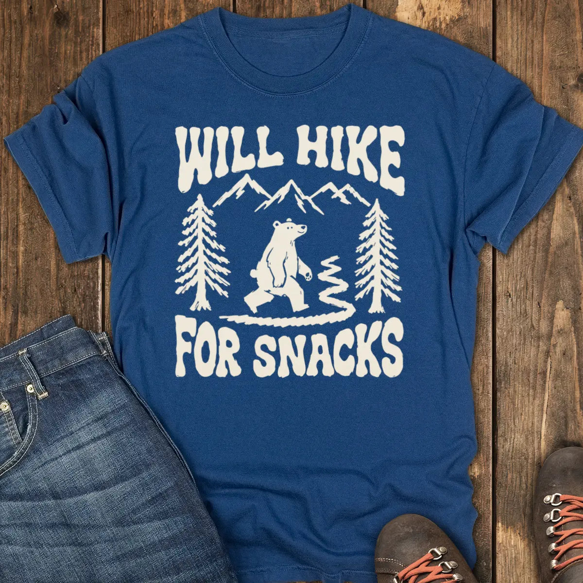Snack Bear Tee - Navy