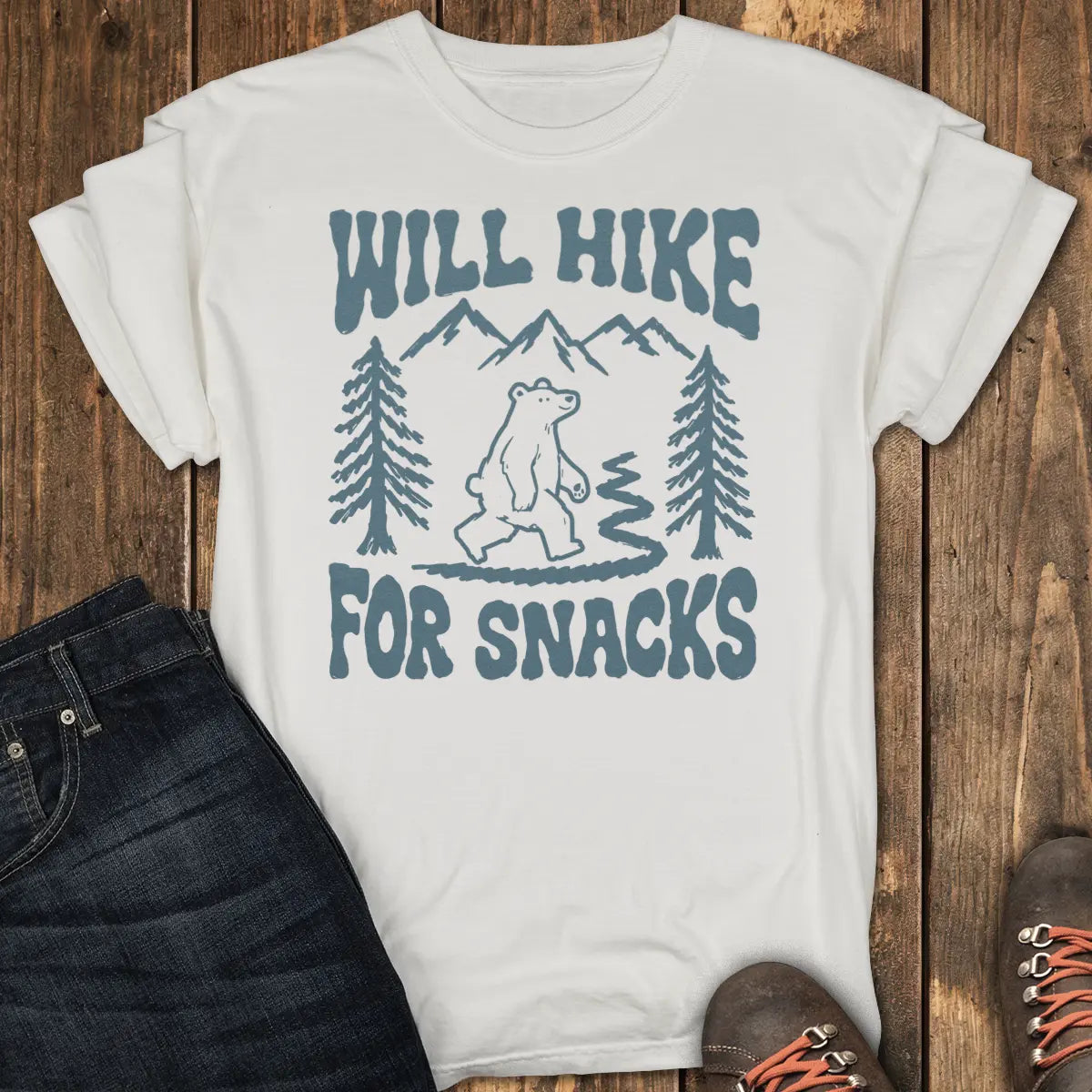 Snack Bear Tee - White