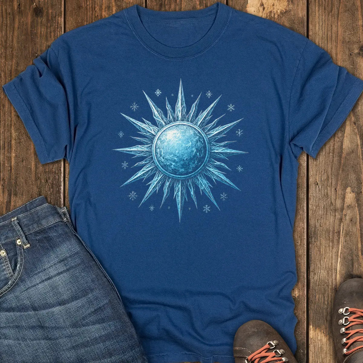 Snowflake Tee - Navy