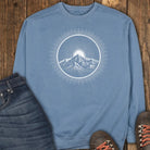 Solar Crest Sweatshirt - Blue Jean