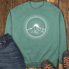 Solar Crest Sweatshirt - Light Green