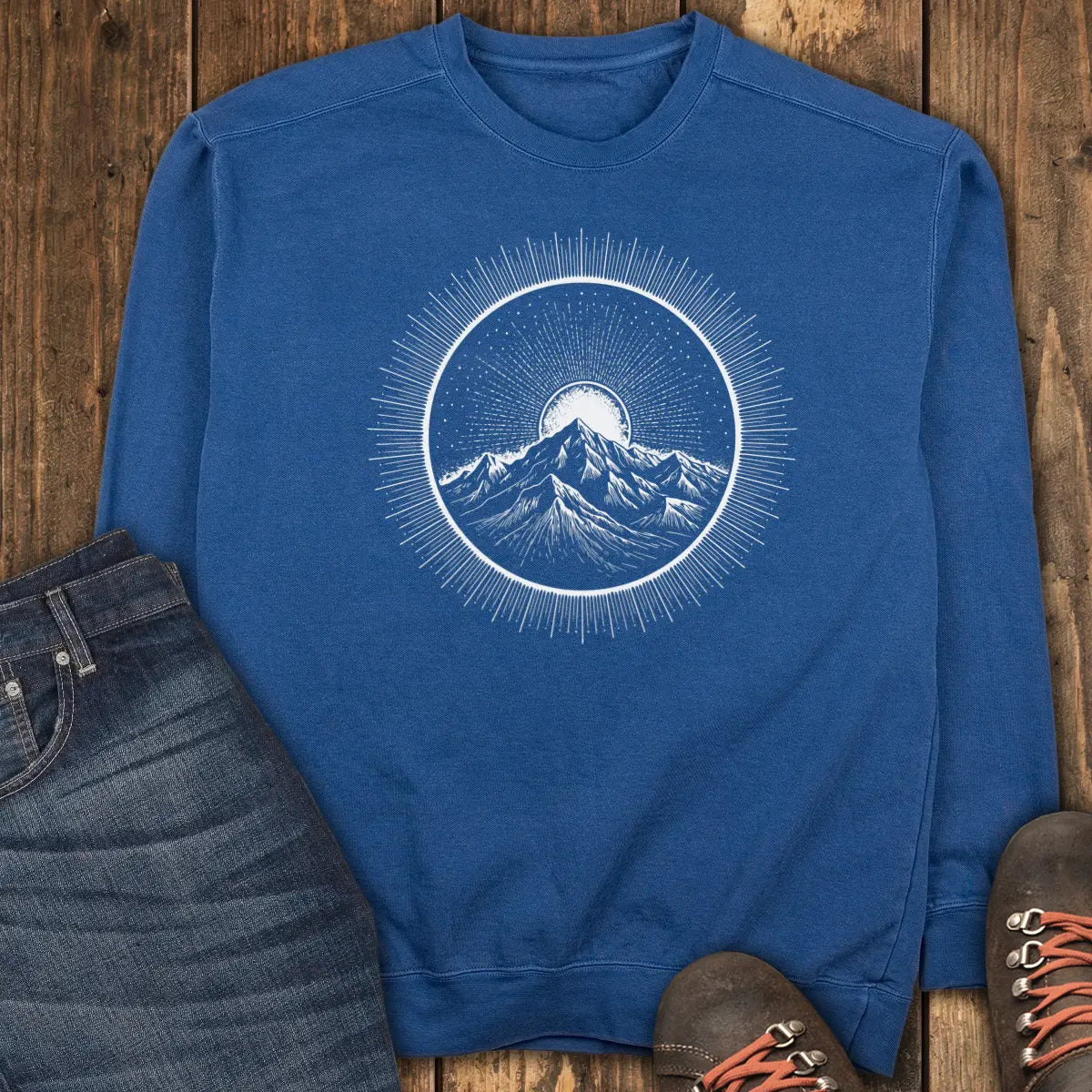 Solar Crest Sweatshirt - True Navy