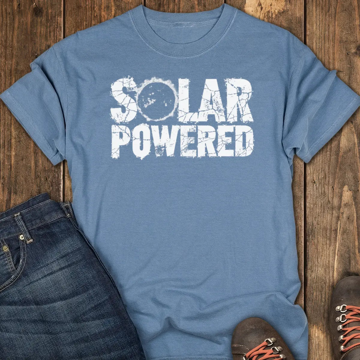 Solar Powered Tee - Blue Jean