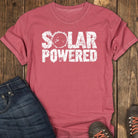 Solar Powered Tee - Crimson
