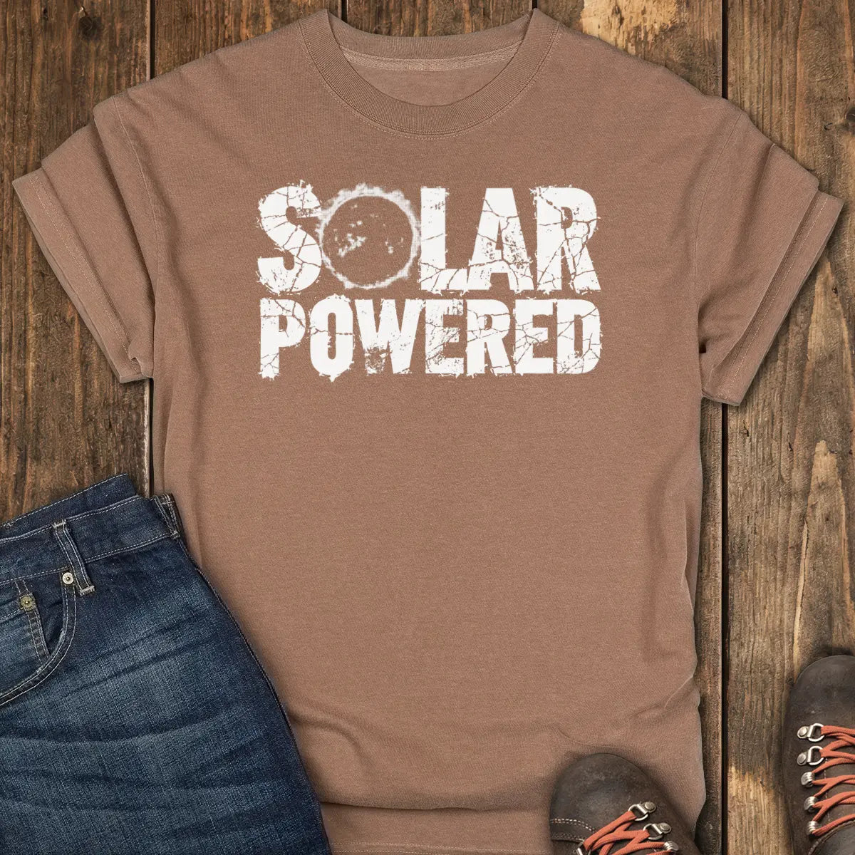 Solar Powered Tee - Espresso