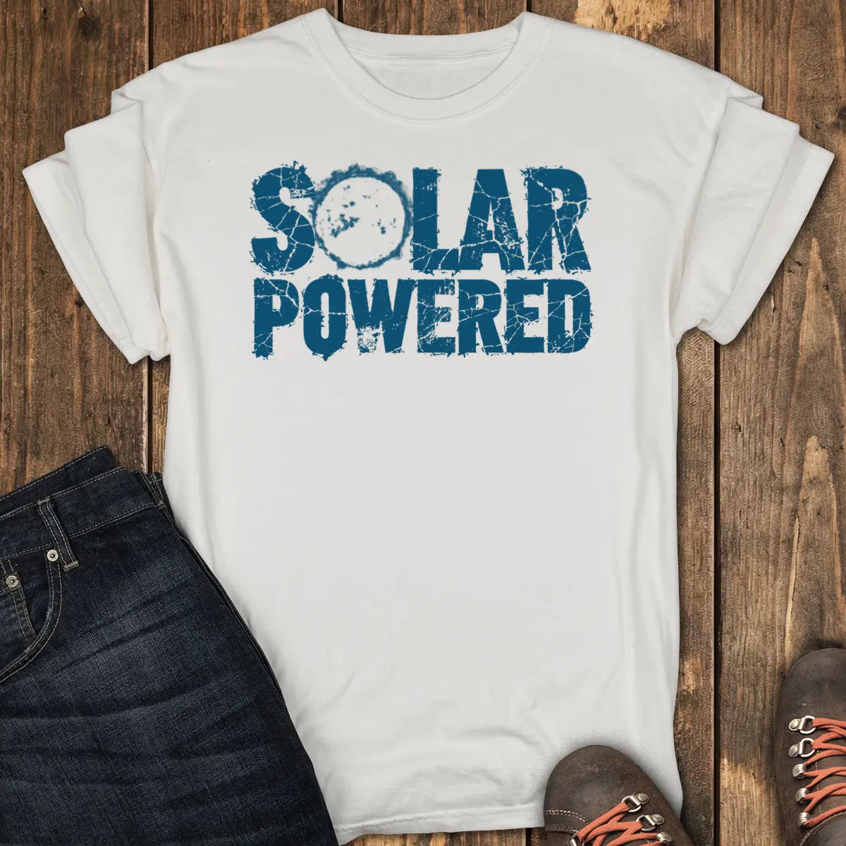 Solar Powered Tee - White