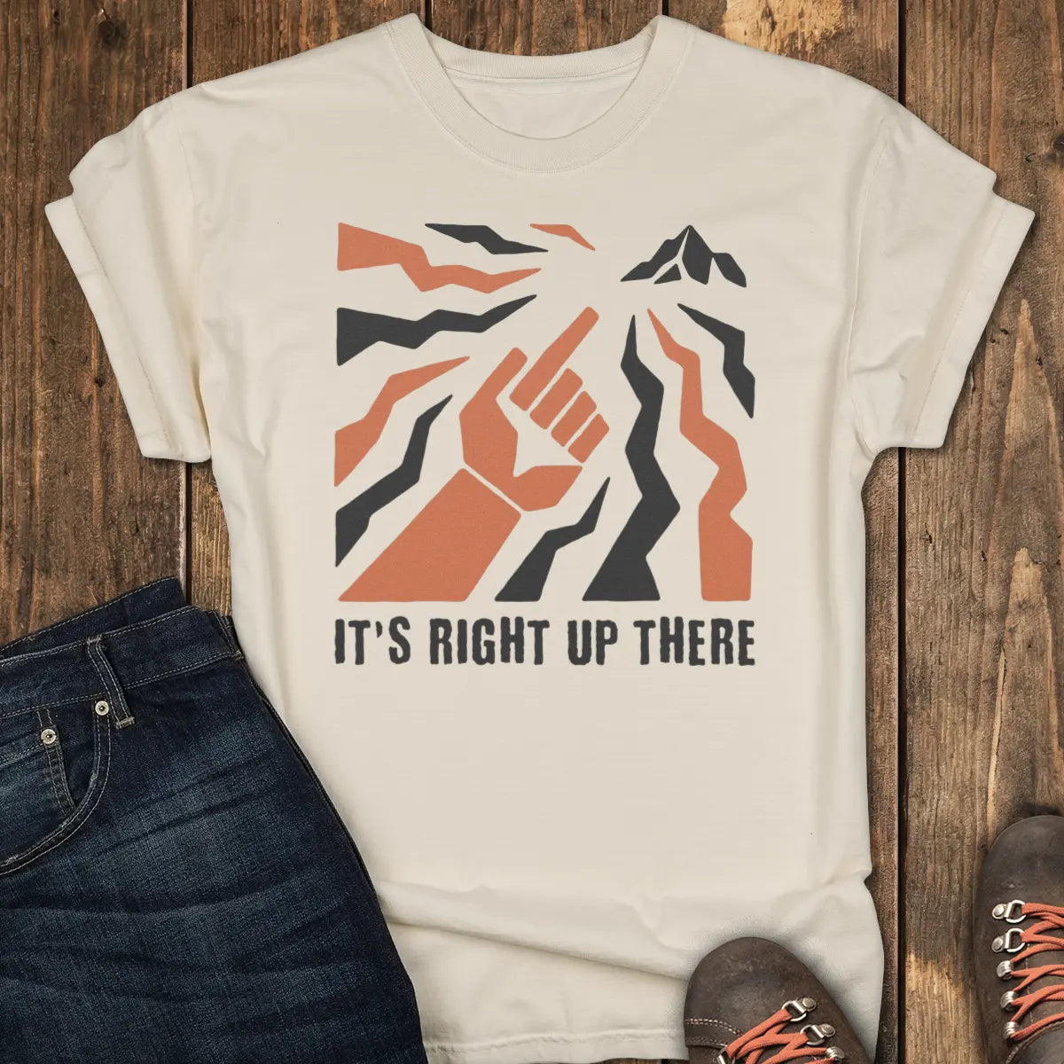Somewhere Over There Tee - Ivory