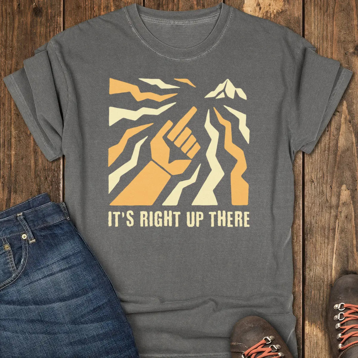 Somewhere Over There Tee - Pepper