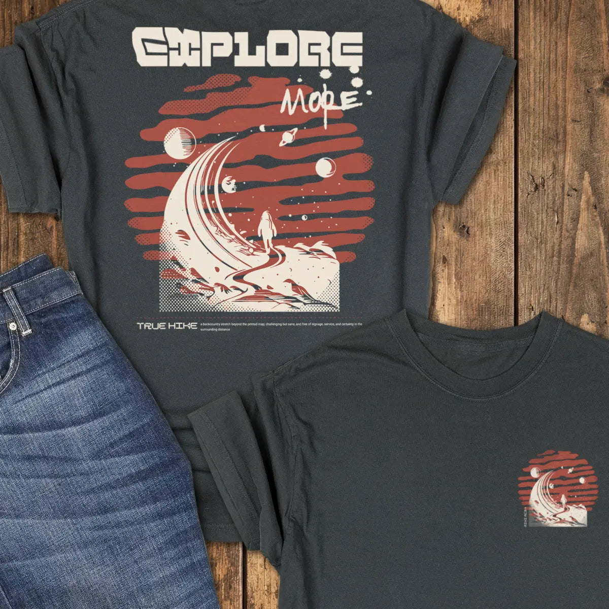 Space Hike Tee - Black