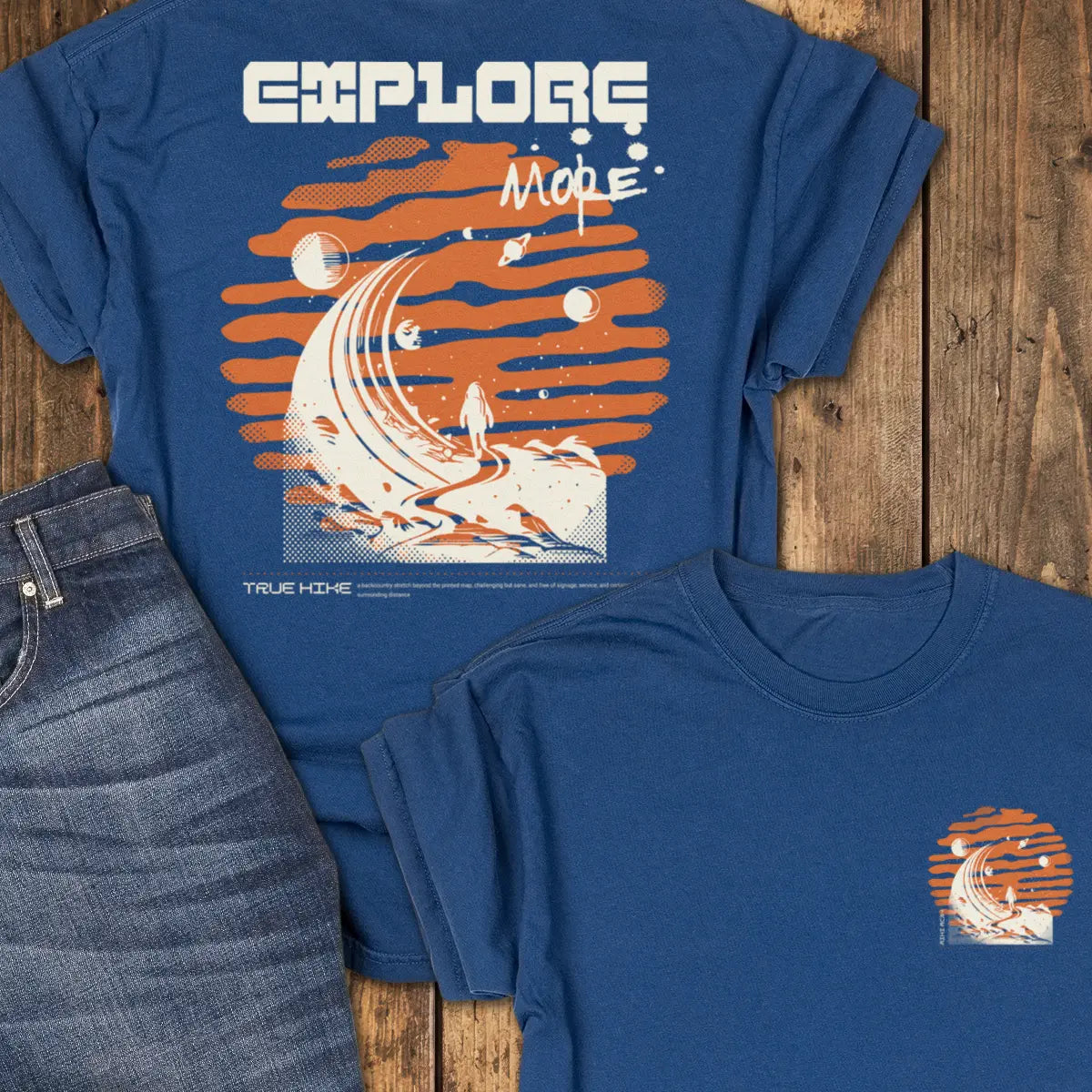Space Hike Tee - Navy