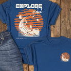 Space Hike Tee - Navy