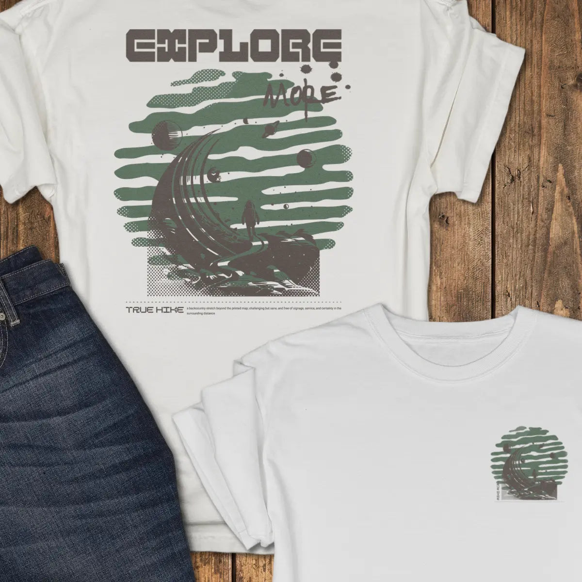Space Hike Tee - White