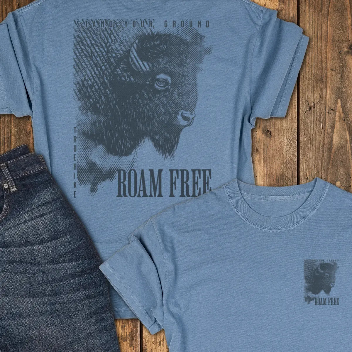 Stand Your Ground Tee - Blue Jean