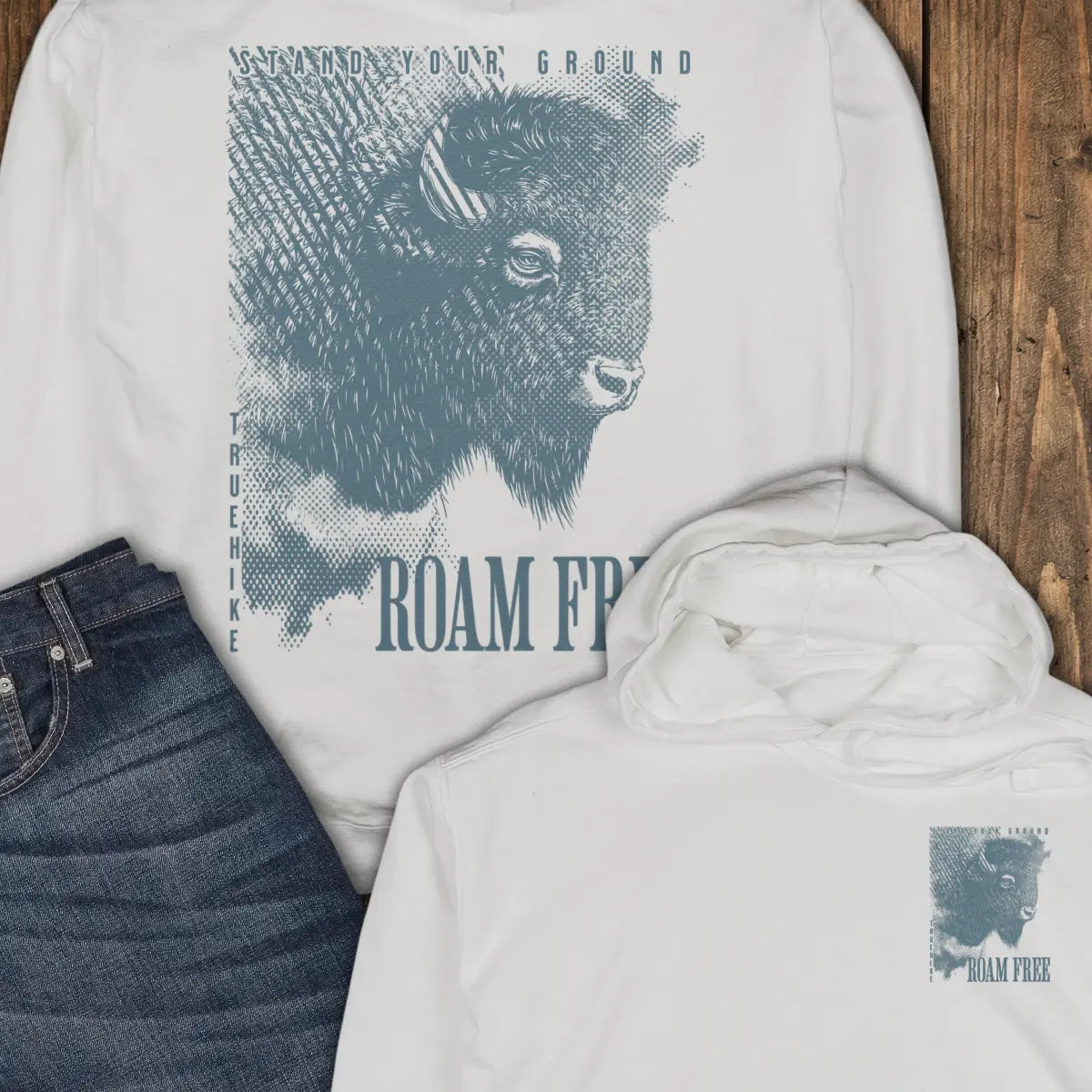 Stand Your Ground Hoodie - White
